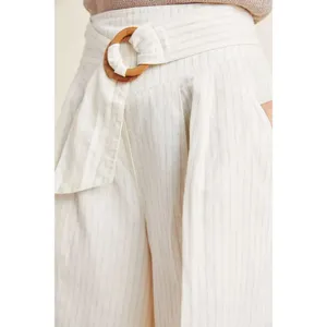 NWT Anthropologie Palm Beach Belted Pants Size 8. A42 thumbnail 3