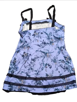 Kimchi Blue X Urban Outfitters Blue Motif Lyla Bow Detail Mini Dress Size XL thumbnail 9
