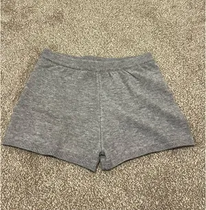 Pretty Garbage Cardigan and Shorts Set Gray Size L thumbnail 2