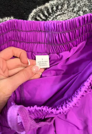 Purple Flowy Shorts thumbnail 3