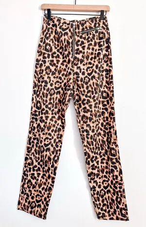 Reformation High Rise Leopard Print Skinny Jeans Size 4 thumbnail 1