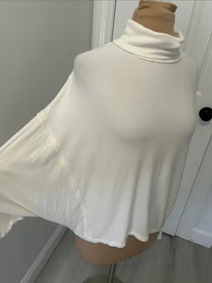We The Free Alameda Batwing Turtleneck Pullover Ivory thumbnail 7
