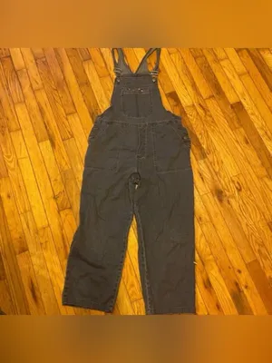 Cherokee Medium Wash Denim Overalls Women’s Large Adjustable Carpenter Jeans thumbnail 2
