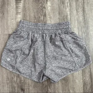 Lululemon Tracker Short 4” Heather Lux Multi Black Lined Size 6 EUC thumbnail 5