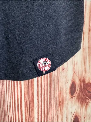 Nike Athletic Cut MLB New York Yankees Navy Ombre Gray Logo Tank Top Sz S thumbnail 6