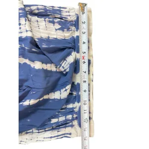 Darah Dahl Women’s Tie Dye Pants Blue White Boho Lounge Casual Lightweight M thumbnail 12