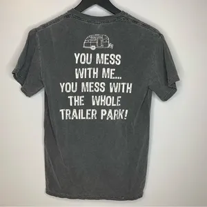 Comfort Colors Emerald Isle Trailer Park T-Shirt‎ Size S thumbnail 2