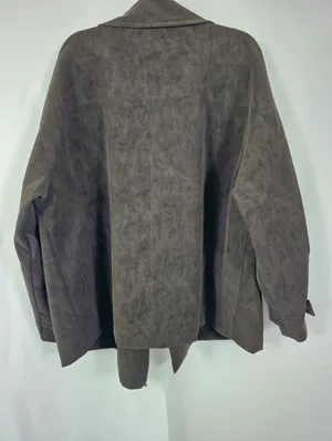 DISSH Oakland oversized jacket in chocolate size 6 thumbnail 8