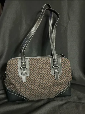 Relic Women’s Classic Brown Patterned Shoulder Bag & Black Trim thumbnail 2
