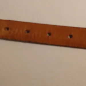 Coach Women's Brown Leather Belt with Gold Buckle Size 36 thumbnail 5