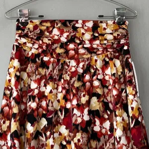 Apt 9 Size Medium Dark Floral Artsy Asymmetrical Knit Skirt Earthy Whimsigoth thumbnail 4