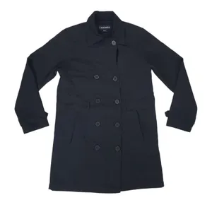 1 Madison Rain Trench Coat Womens Small Black Lined Jacket thumbnail 9