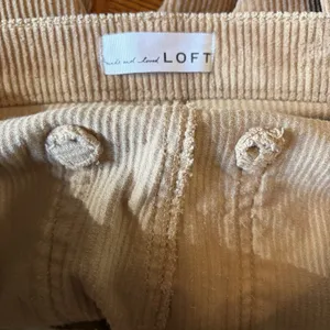 LOFT Corduroy Straight Leg‎ Pants Camel Tan Size 29 8 Raw Hem Casual Academia thumbnail 6