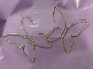 Butterfly Earrings Boutique Gold thumbnail 1