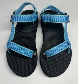 Atika Outdoor Sandals Water Friendly Strappy Blue Woven Size US‎ 8 thumbnail 1