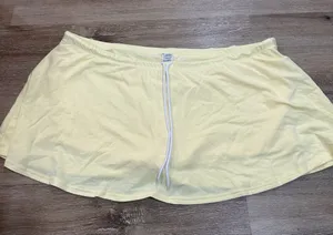 Women’s no boundaries cozy sleep skirt tender lemon 3X thumbnail 1