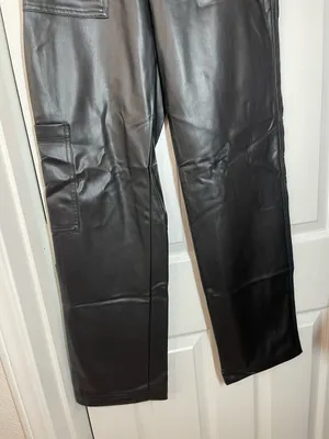 Women’s Zara Faux Leather Pants thumbnail 4