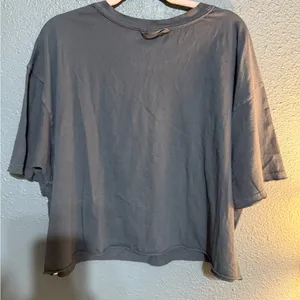 Free People Movement Crew Neck Short Sleeve Inspire Oversized Boxy Cropped Shirt thumbnail 8