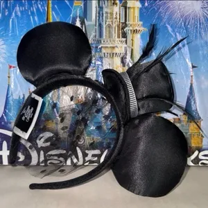 Disney parks Jack Skellington top hat & veil Minnie Mouse ears thumbnail 4