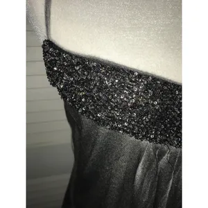 Silence + Noise Sequin Sweetheart Neckline Tank Top L Flaws Rocker Coquette Girl thumbnail 9