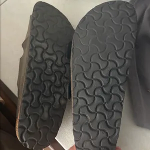 Metallic Brown Double Strap Sandals thumbnail 3