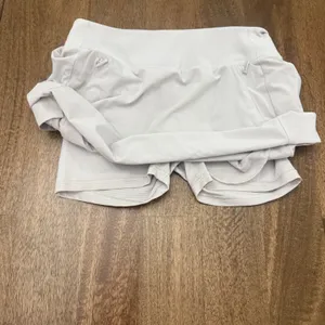 Athleta Beige Soho Skort Athletic Golf Tennis Skirt with Pockets Womens Size 0 thumbnail 3