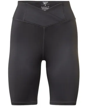 NWT Reebok Womens Basic Bike Shorts HT4921 Night Black XS thumbnail 1