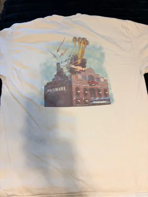 Baltimore Vintage Hard Rock Cafe White Crewneck Tee with Small Logo thumbnail 5