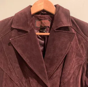 NWT Siena Espresso Chocolate Brown Leather Suede Blazer Jacket 10 thumbnail 2