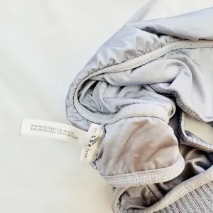 Aerie Real Obsessed Halter Bralette - Metallic/Silver - S thumbnail 13