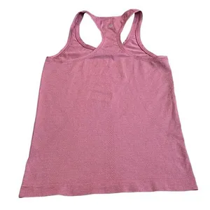 Lululemon 6 Swiftly Tech Racerback Tank Top Rose‎ Pink Metallic Silver Stripe thumbnail 5