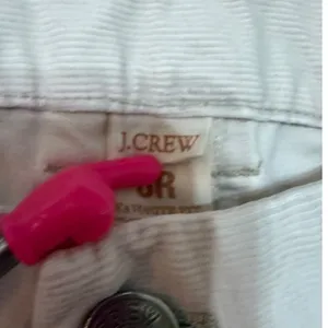 J.Crew Vintage Stretch Cords Favorite Fit Cream Corduroy‎ Straight Leg Pants 8R thumbnail 4