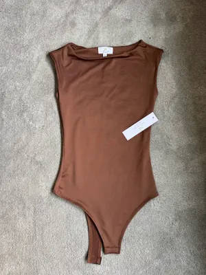 Live in the Moment Bodysuit Brown thumbnail 2