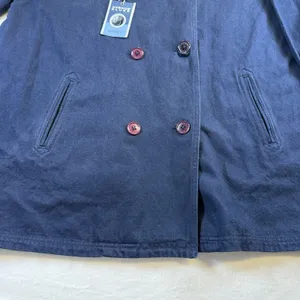 Avenue Blues 18/20 Womens Jacket‎ Blue Denim Cotton Blend Button NWOT thumbnail 4