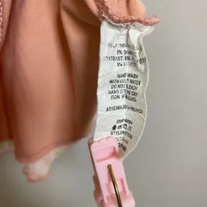 Coquette Babydoll Top Large‎ Pink Dollette Fairy Feminine Romantic Milkmaid Y2K thumbnail 4