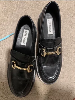 Steve Madden Black  Loafers thumbnail 1