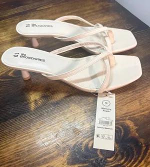 No boundaries bone heeled sandals size 10 thumbnail 1