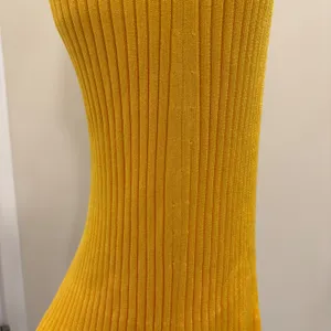 MM LaFleur Dylan Dress Tuscan‎ Yellow Slinky Knit Ribbed Sleeveless Midi Size XS thumbnail 7