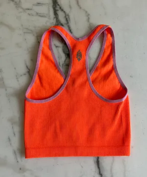 Free People Movement Orange Purple Sports Bra thumbnail 5