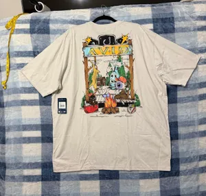 Avid Gear Cosmic Hunt Camp Graphic Tee 2XL White Size 2X thumbnail 1