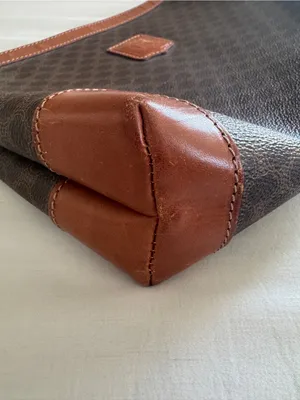 Celine Vintage Clutch Macadam Triomphe Coated Canvas Clutch Wristlet thumbnail 6