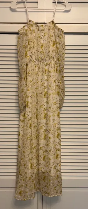 Lulus Yellow Floral Dress Maxi thumbnail 1