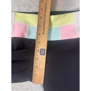 Lululemon Quilted Band reversible Full Length leggings black/pastel colors‎ 6 thumbnail 8