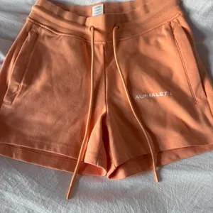 Alphalete Essential Core Shorts Orange‎ Frost PullOn Drawstring Workout XS NWOT thumbnail 1