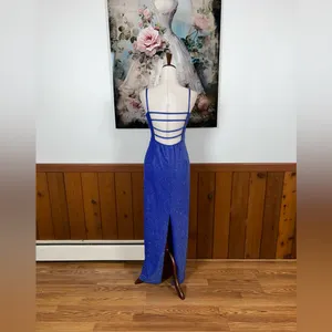 Beautiful Vintage 90s JUMP Sparkling Prom Gown! thumbnail 5
