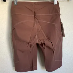 NWT Outdoor Voices Zoom 8"‎ Biker Shorts in Deep Taupe thumbnail 3