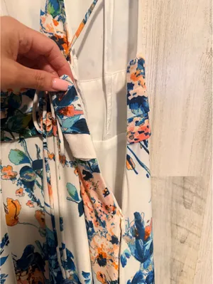 Trafaluc Zara Taller Medium Floral Maxi Dress Sleeveless Boho Romantic thumbnail 7