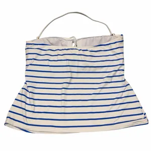 Polo Ralph Lauren Striped Lace Up Bandeau Halter Tankini Swim Top large thumbnail 3