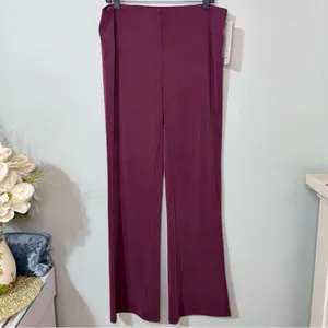 Lululemon Ribbed Softstreme Flared Pant Casual Athletic Pants Garnet 10 14 NWT thumbnail 4