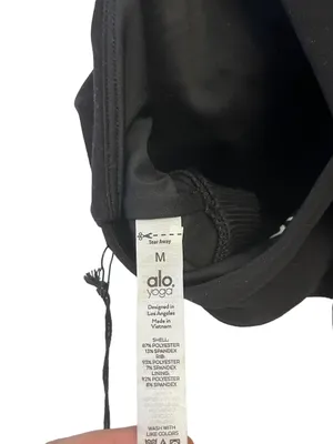 Alo ALOSOFT ICONIC 90'S BRA BLACK Size M NWT thumbnail 8